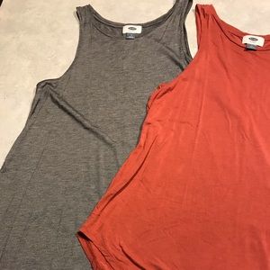 Two baby doll tanks